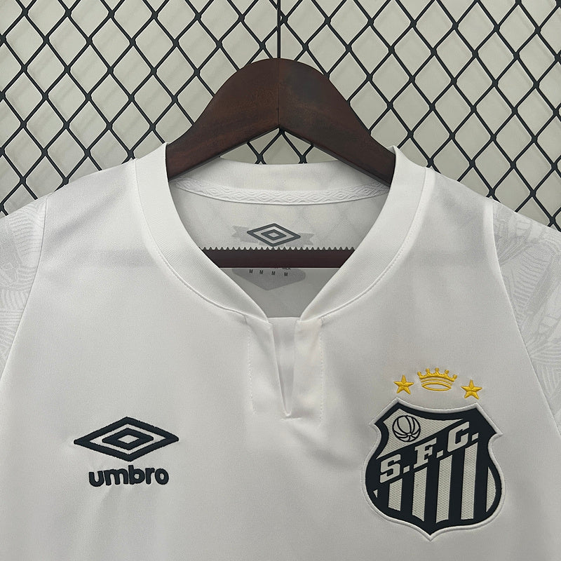 Camisa 24∕25 Santos home all sponsors