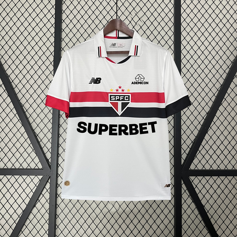 Camisa 2024∕25 sao paulo home+All sponsors