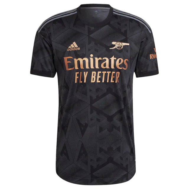 Camisa Arsenal Away 22/23 s/n° Torcedor Masculina - Preto