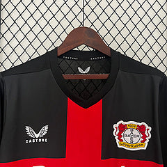 Camisa Bayer Leverkusen Home 23/24 s/n° Torcedor Masculino - Preto